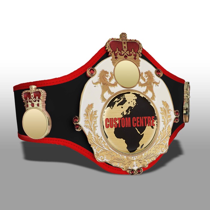 QUEENSBURY PRO LEATHER CUSTOM CHAMPIONSHIP BELT - QUEEN/W/G/CUSTOM - AVAILABLE IN 10+ COLOURS